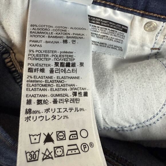 Levi's Jeans Women 30 Blue Denim 5-Pockets Mid-Rise Slimming Skinny Leg Classic - Picture 15 of 16